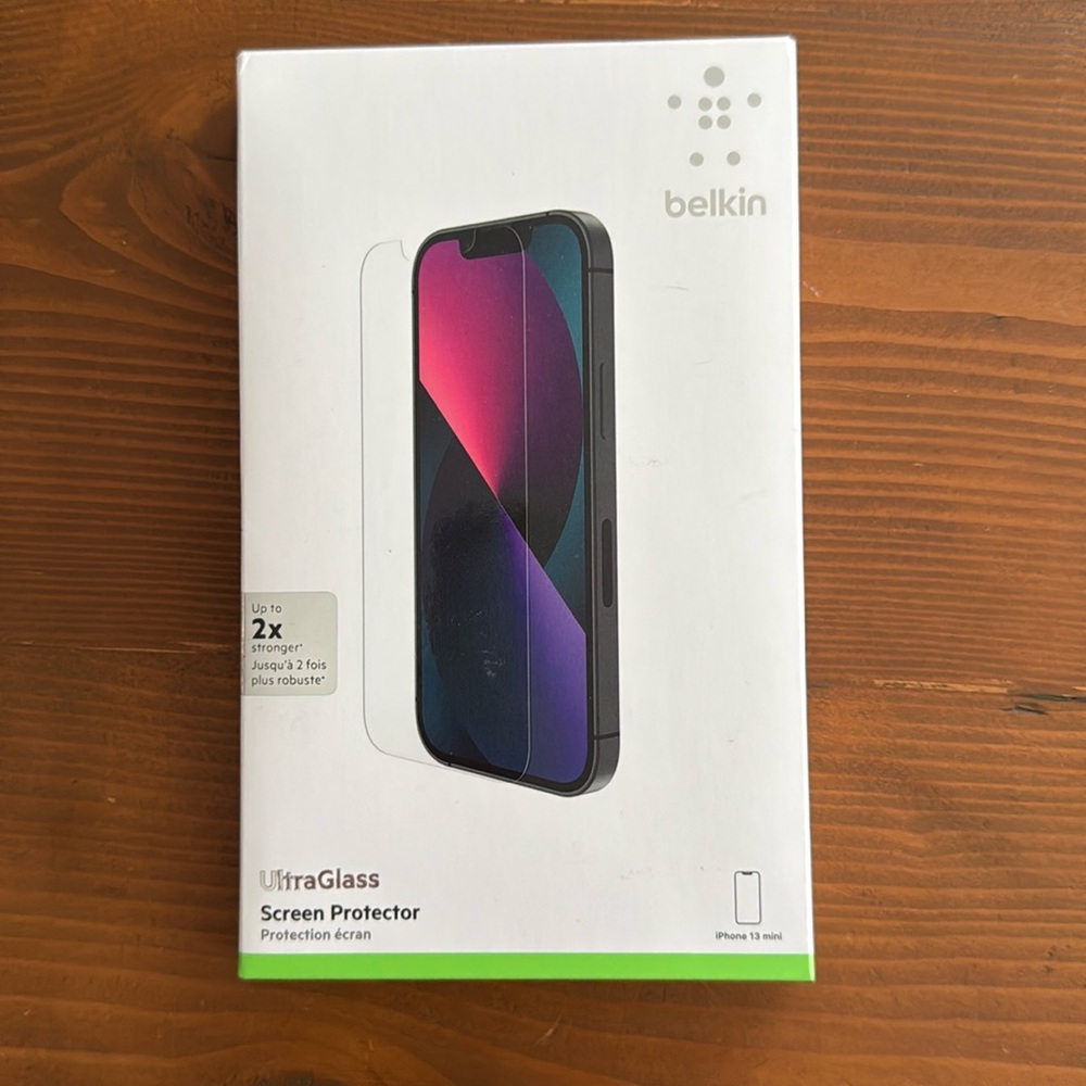 Belkin ultra glass screen protector for iPhone 13 mini
